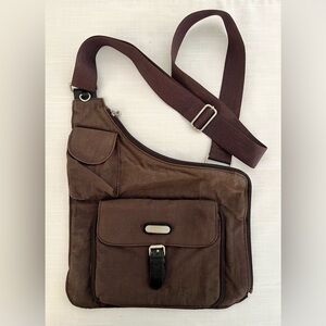 Elegant Brown Crossbody Bag